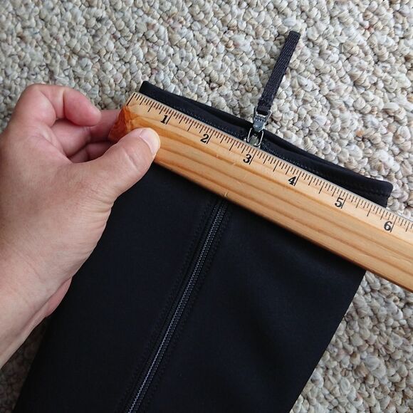 Prada black silk Radzmire fabric sporty knee high wedge boots size 6 - Picture 15 of 16